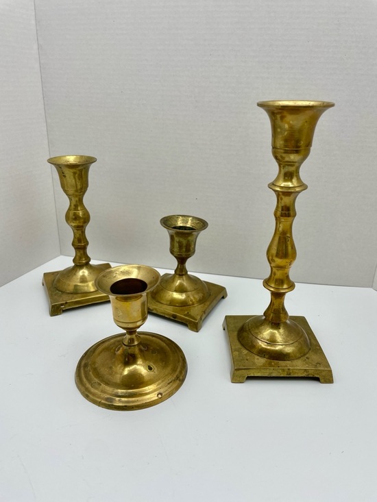 Vintage Other - Brass Candlestick Set - Vintage Brass/Gold Home Accents